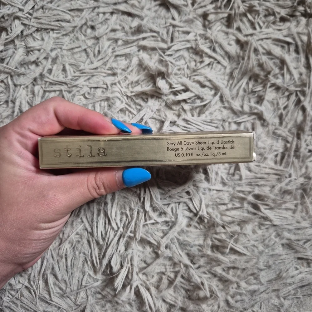 Stila Stay All Day Sheer Liquid Lipstick Sheer Sorriso New NIB 3 mL Sheer Waterm